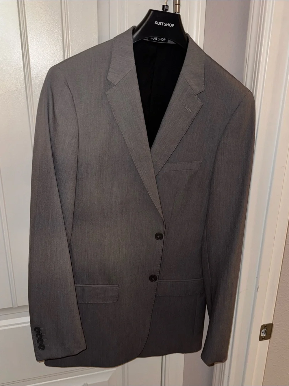 Men’s Warehouse 3-Piece Suit – Size 40 Slim - WORN ONCE!